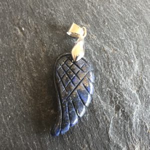 Lapis lazuli vleugel hanger